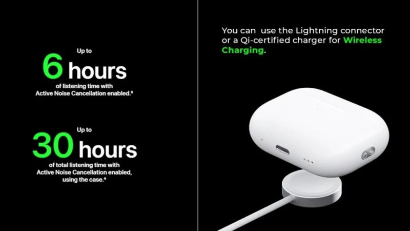 AirPods Pro 2 Premium WANC Wireless Earbuds for Android/iOS 24H Battery - Image 5