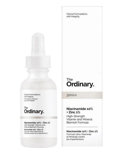 Ordinary Niacinamide 10%+Zinc 1% Serum 30ml Oil Control, Pore Minimizer, Brightening Serum for Glowing Skin