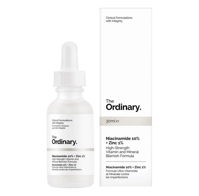 Ordinary Niacinamide 10%+Zinc 1% Serum 30ml Oil Control, Pore Minimizer, Brightening Serum for Glowing Skin